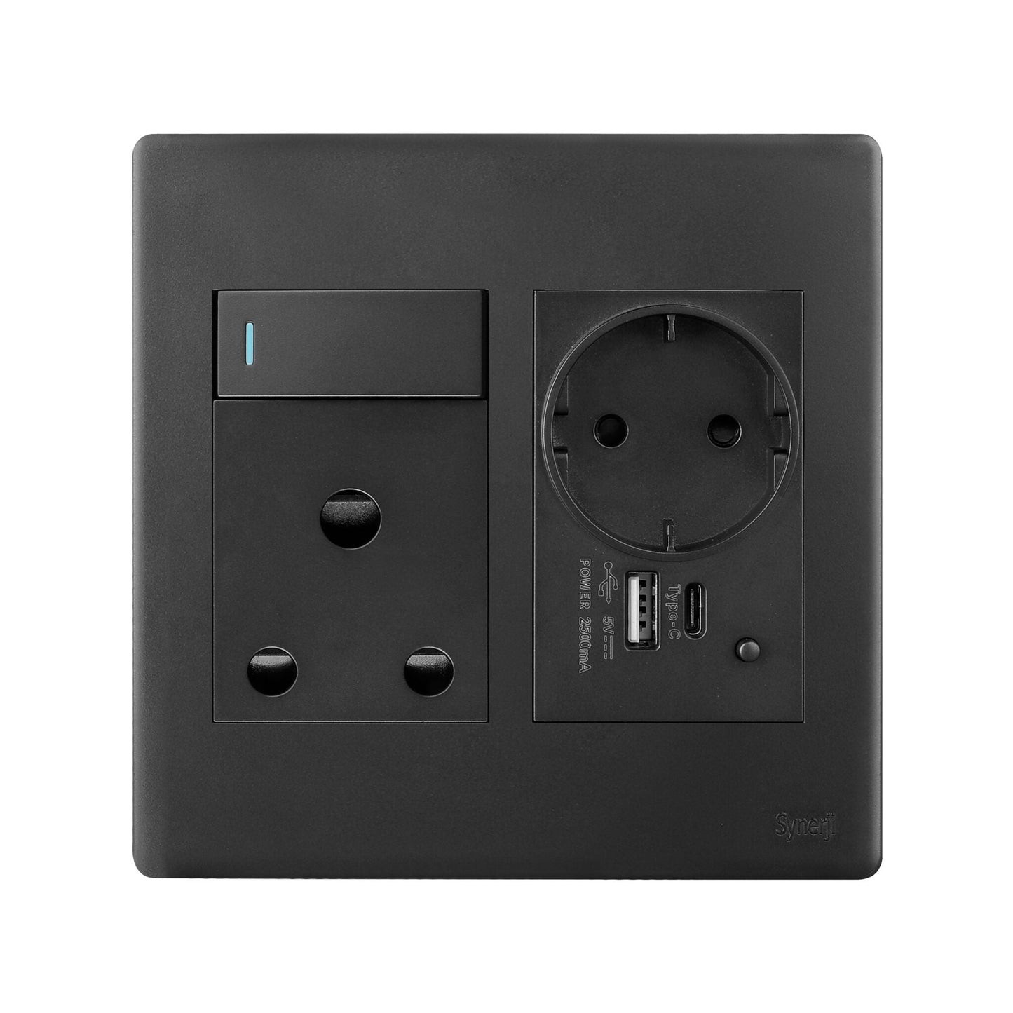 SYNERJI S/S DECO 4X4 RSA + EURO SCHUKO + 2XUSB