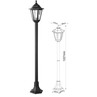 BOLLARD LED LANTERN TYPE E27