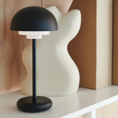 RECHARGEABLE MEDUPI BLACK TABLE LAMP