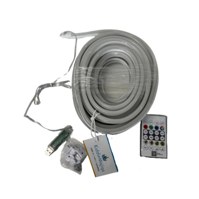 LED Neon Rope Light – coiled rope light with remote control and controller
