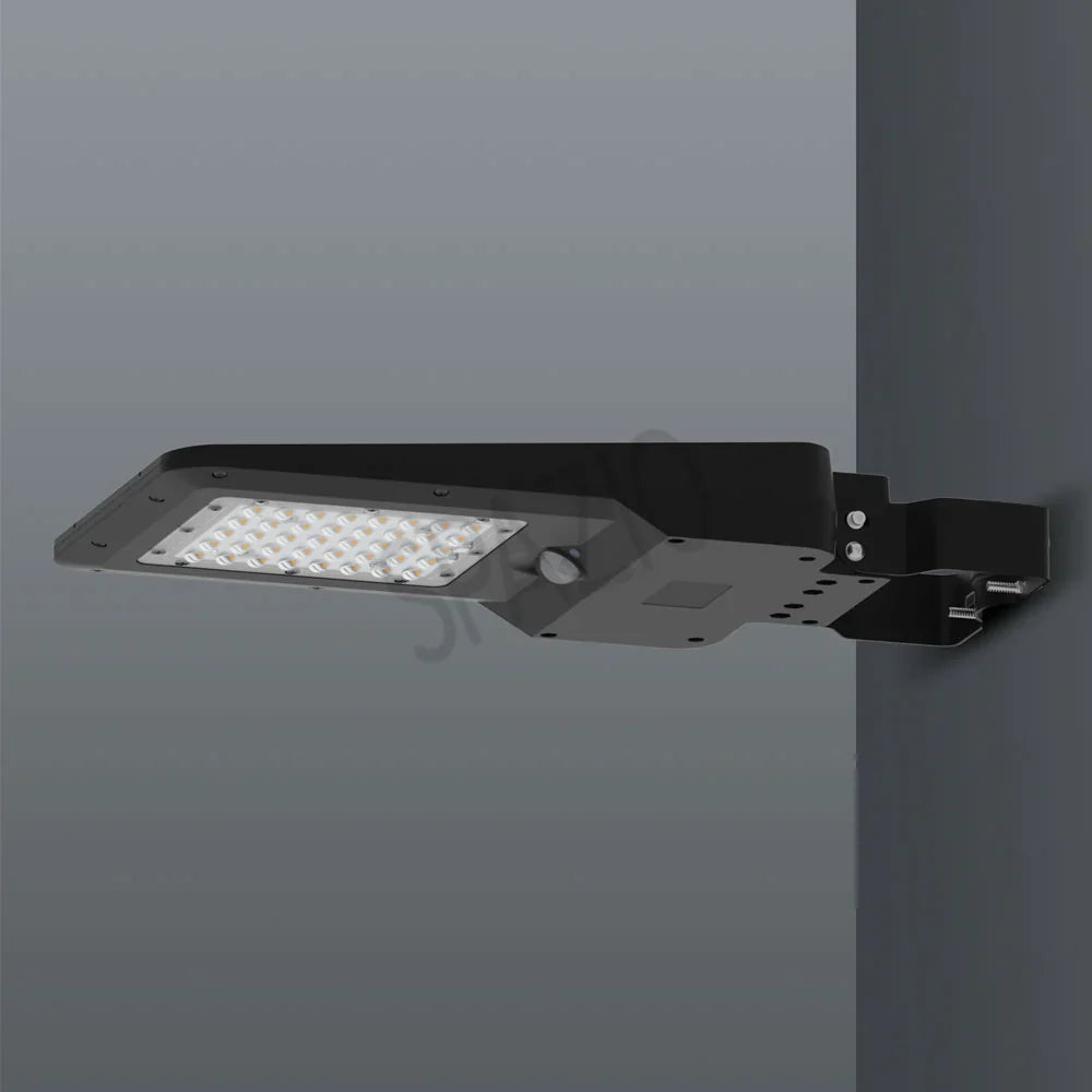SPAZIO Sunstreet Solar LED Street Light – on a wall bracket