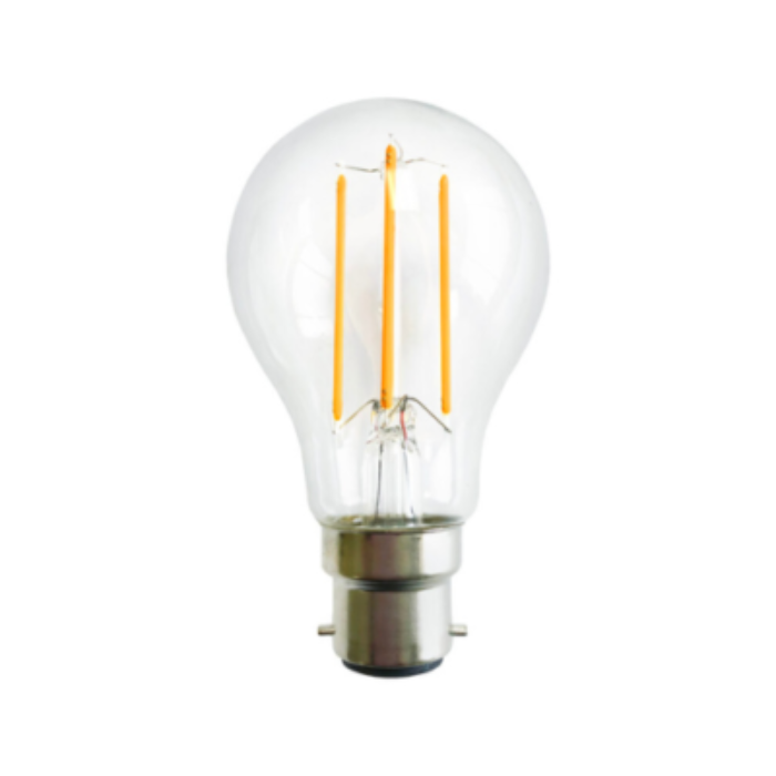 Synerji A60 LED Filament Bulb – Warm White 2700K, ES or BC Cap