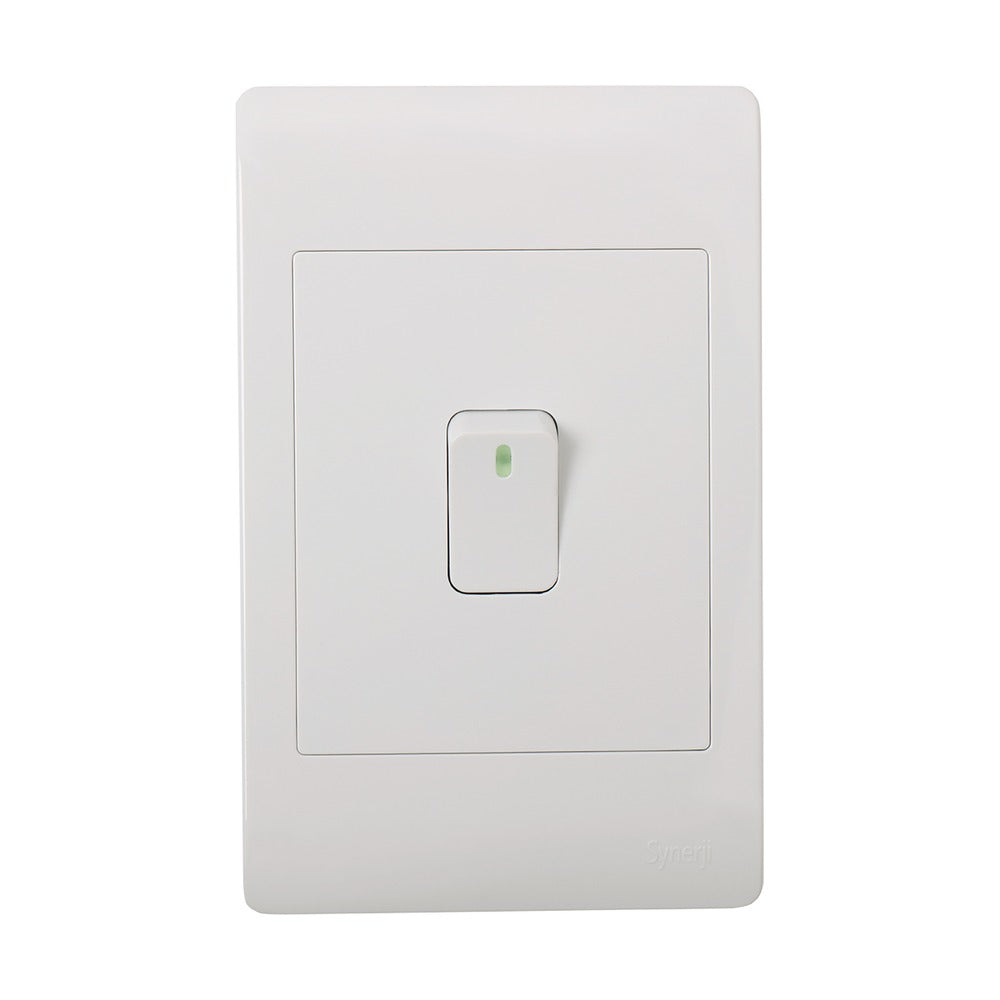 Eco 4×2 1-Lever Light Switch – White – Synerji