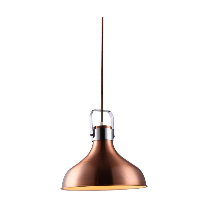 Synerji Indoor Metal Pendant Light – Red Bronze, ES Lamp Holder, IP20 – SYIPN05RDBZES