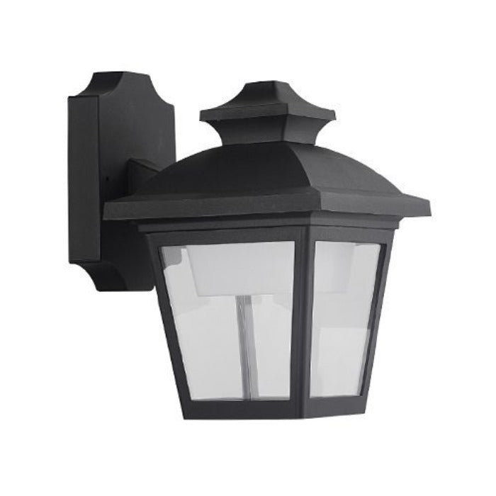 Synerji Outdoor LED Wall Lantern – 10W, 4000K, IP44, Black