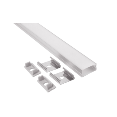 Synerji Surface-Mount Aluminium Channel for LED Strip – 20 x 10mm, 3m
