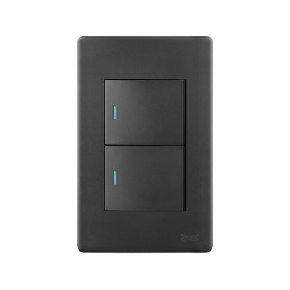 SYNERJI SWITCH DECO 4X2 2-LEVER 1-WAY/2-WAY