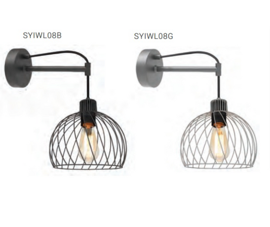 SYNERJI INDOOR WIRE METAL WALL LIGHT SYIWL08