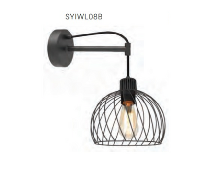 SYNERJI INDOOR WIRE METAL WALL LIGHT SYIWL08