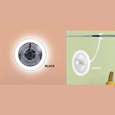 SYNERJI RECHARGEABLE LED CLIP FAN