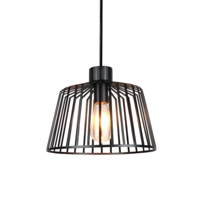 SYNERJI INDOOR PENDANT MATT BLACK E27 300MM