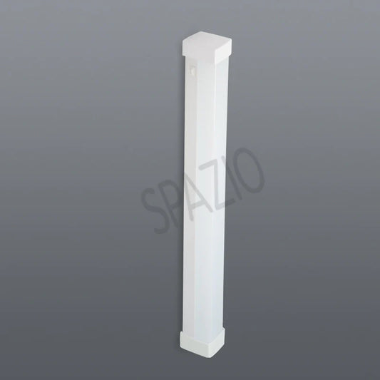 SPAZIO Vanity LED Mirror Light – white light on a grey background