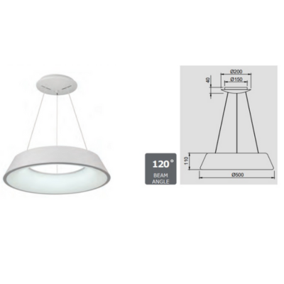 SYNERJI INDOOR LED PENDANT 48W