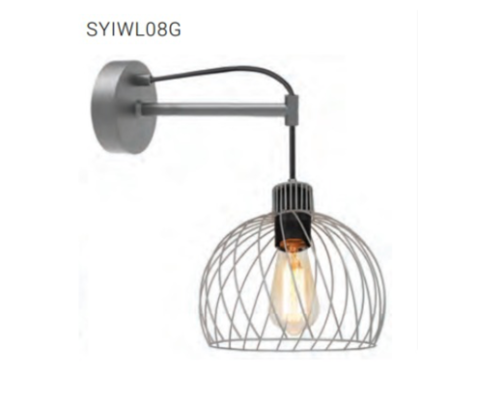 SYNERJI INDOOR WIRE METAL WALL LIGHT SYIWL08