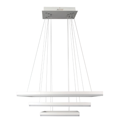 SYNERJI LED INDOOR CHANDELIER 90W WHITE 4000K DIMM