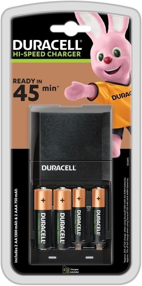 DURACELL Charger 45min AA2s+AAA2s 3/Box