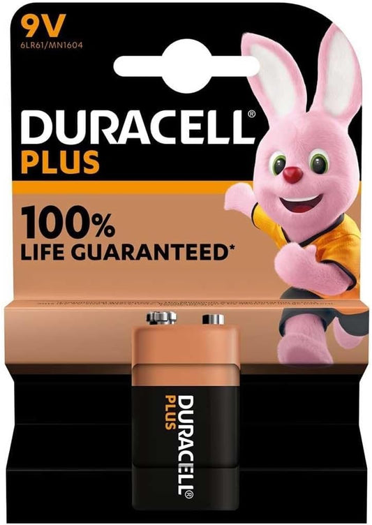 DURACELL PLUS 9V 10 p/box