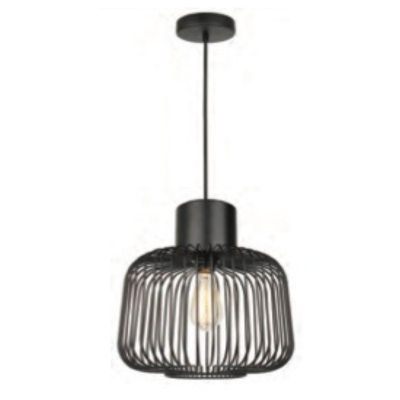 SYNERJI INDOOR PENDANT BLACK E27