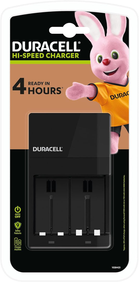 DURACELL Charger 4 h AA2s + AAA2s