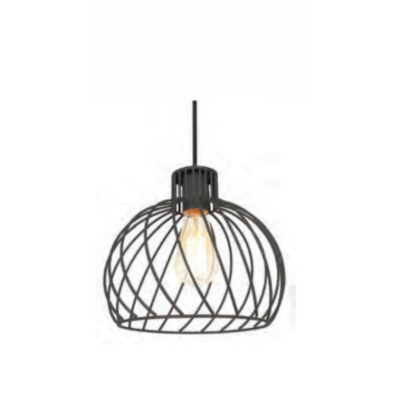 SYNERJI INDOOR METAL PENDANT MATT BLACK | GREY