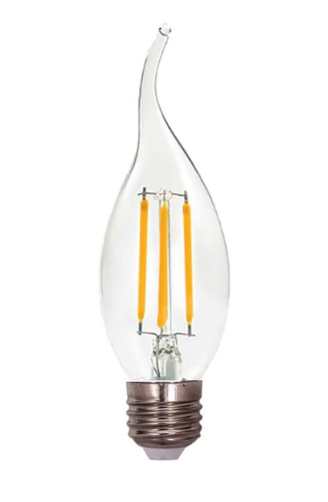 SYNERJI 4W E14 CANDLE FLAME FILAMENT BULB