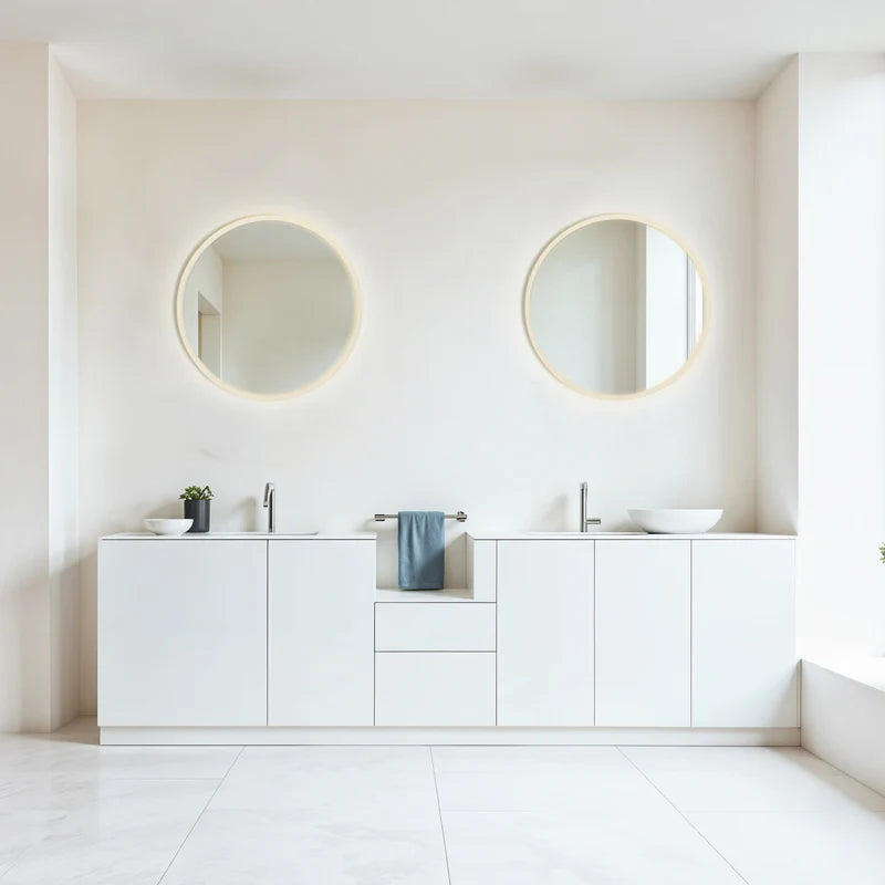 GARDA MIRROR ROUND - FRONT LIT