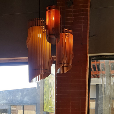 Honey Badger Tubo Spiral Cylinder Pendant Light – 500/750/1000mm