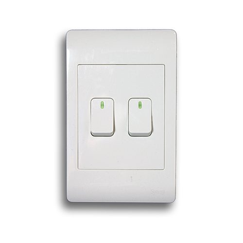 SYNERJI SYSSW4X22L1W 2X4 2 LEVER 1 WAY SWITCH, WHITE