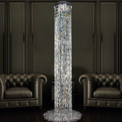 K-Light KLCH-89400 230v 40W E14 Waterfall Crystal Chandelier