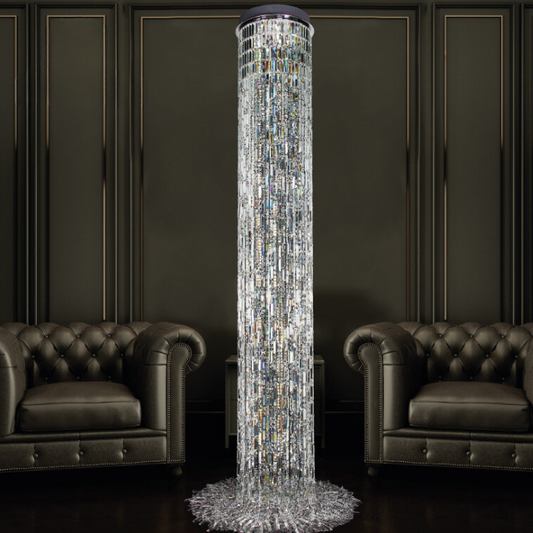 K-Light KLCH-89400 230v 40W E14 Waterfall Crystal Chandelier