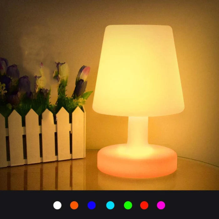 RGB COLOUR CHANGING TABLE LAMP - LED REMOTE