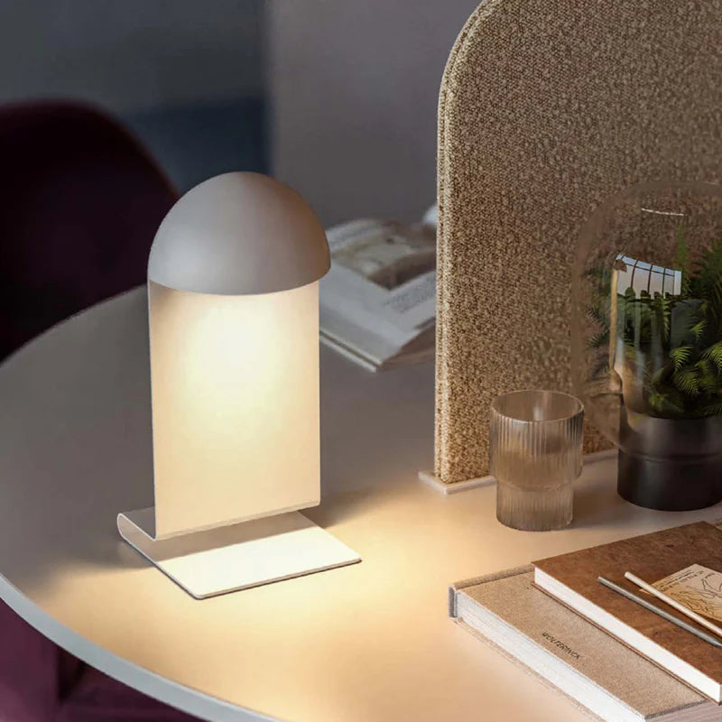 SPAZIO Midi Rechargeable Table & Wall Lamp – White