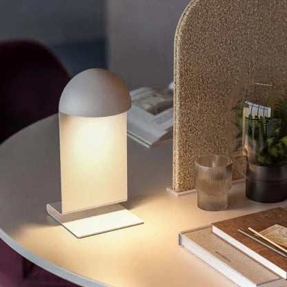 SPAZIO Midi Rechargeable Table & Wall Lamp – White