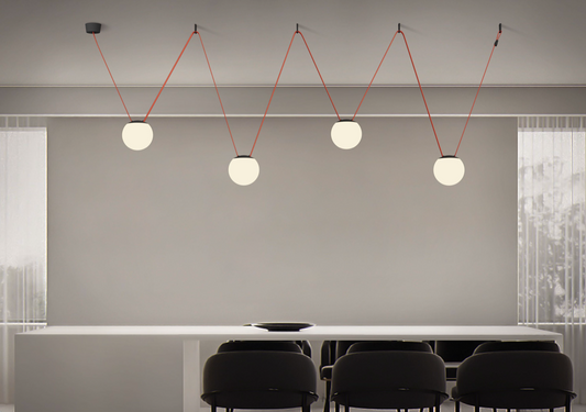 230v 9W LED AL+PC Sphere Pendant