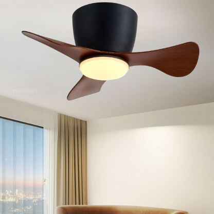 Synerji SYFS3BLED24BDW 23" Ceiling DC Fan with LED Light