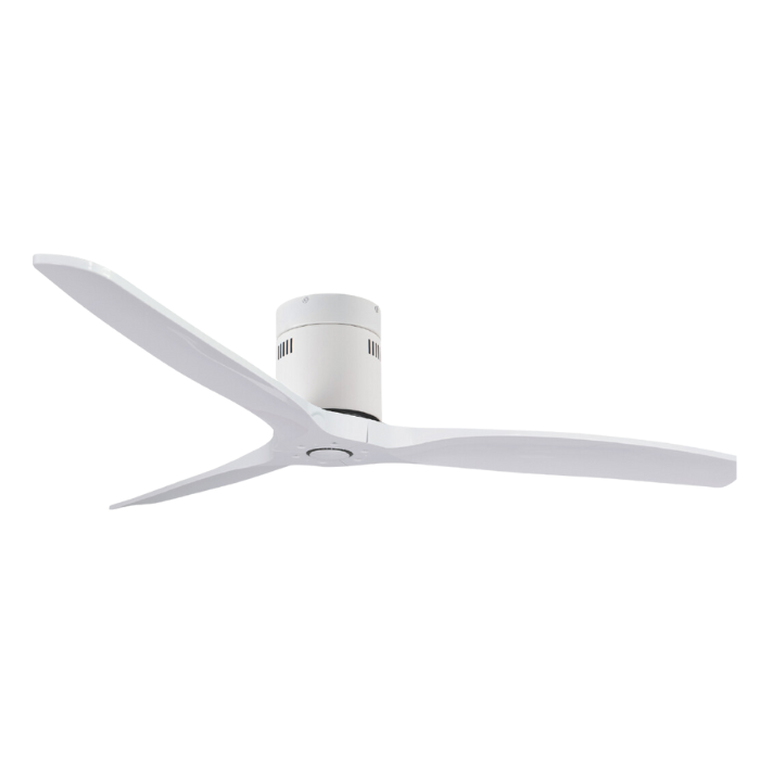 Synerji SYF3BWH White Wood Ceiling Fan