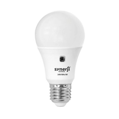 SYNERJI GLS A60 9W NON-DIMMABLE WITH DAY/NIGHT SENSOR