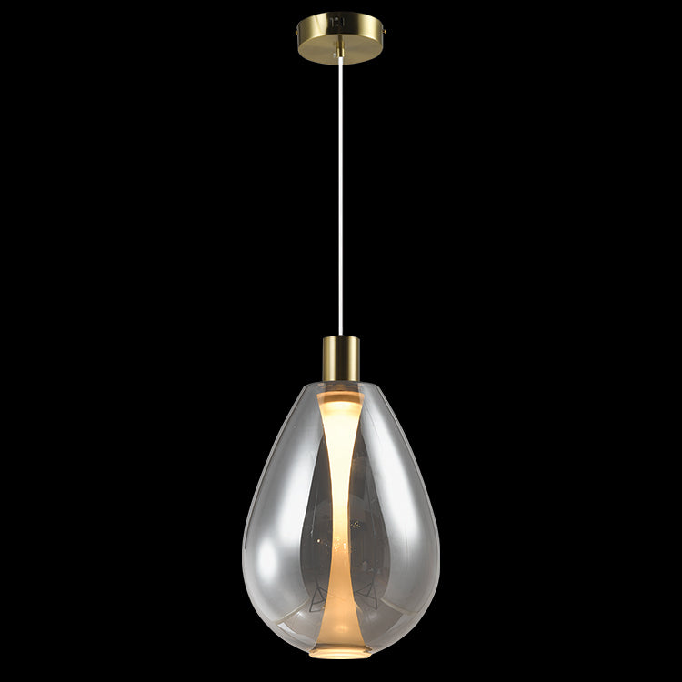 230v 9W LED Large Balloon Glass Pendant.