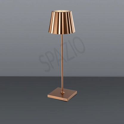 SPAZIO Plissè Rechargeable Table Lamp – Sand