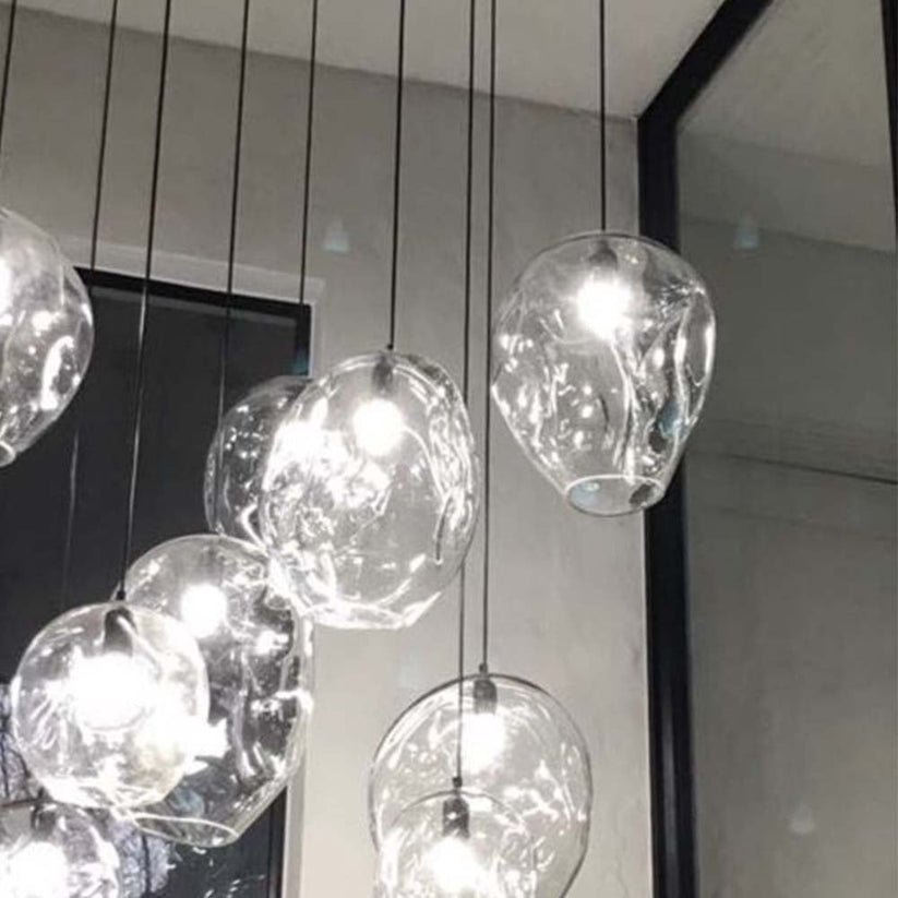 NGWENYA GLASS ORB LARGE ORGANIC GLASS PENDANT LIGHT (Copy) – Lights Online