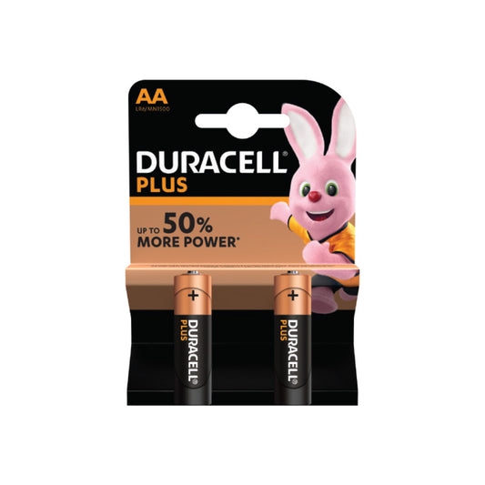 Duracell Plus AA alkaline batteries
