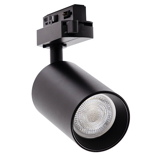 Eurolux GU10 Track Spotlight for 3-Wire Track – Black/White (Excl. Lamp)