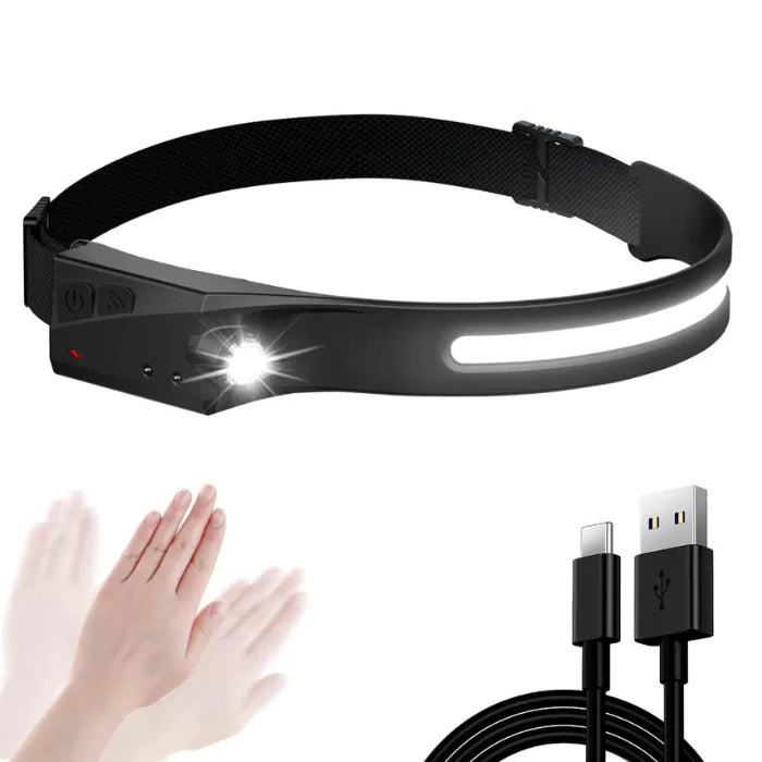 SYNERJI LED RECHARGEABLE COB 5W HEADLAMP 350LM