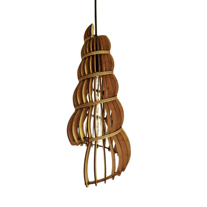 Honey Badger Jingle Pendant Light – unlit shade on a white background