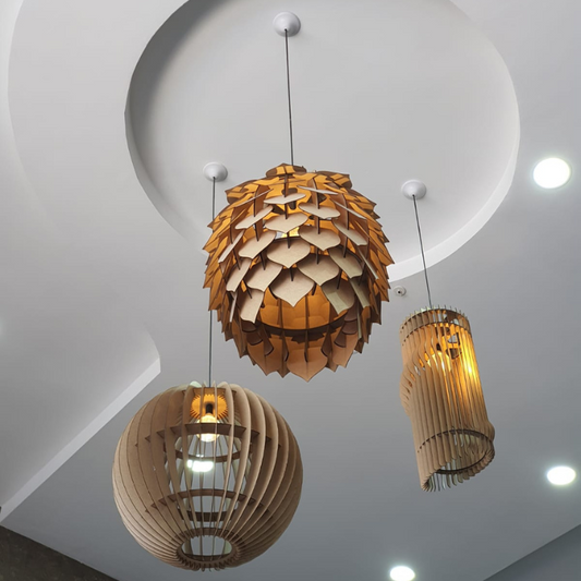 Honey Badger Pino Pine Cone Pendant Light – 200mm to 1000mm