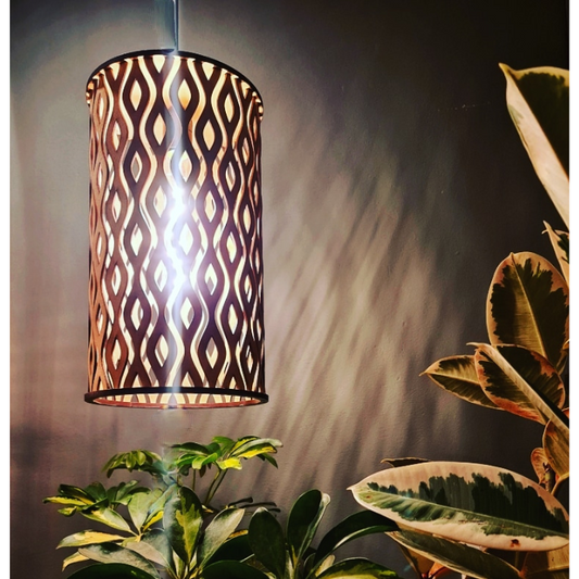 Honey Badger Wave Tube Lantern Pendant Light – 400/500/600mm