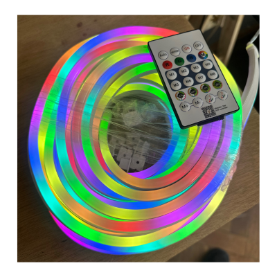 LED Neon Rope Light – RGB, USB Powered, Remote & App Control, 10m, IP68