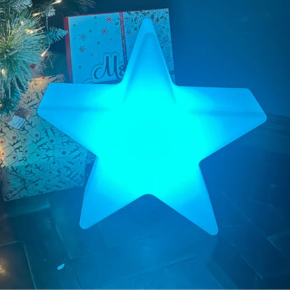 LED RGB Colour-Changing Star Light – Rechargeable, 16 Colours, Small/Medium