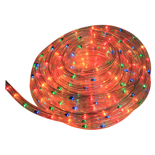 LED Rope Light – Multicolour version, lit, coiled