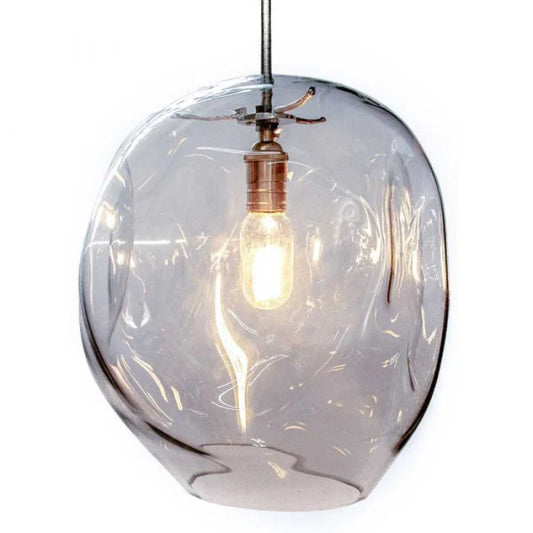 Ngwenya Glass Orb organic glass pendant light